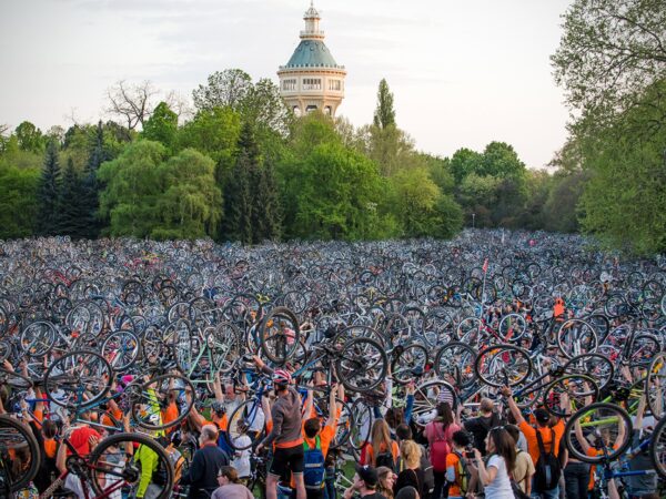 I bike Budapest bringás felvonulás a csütörtöki Intermezzoban