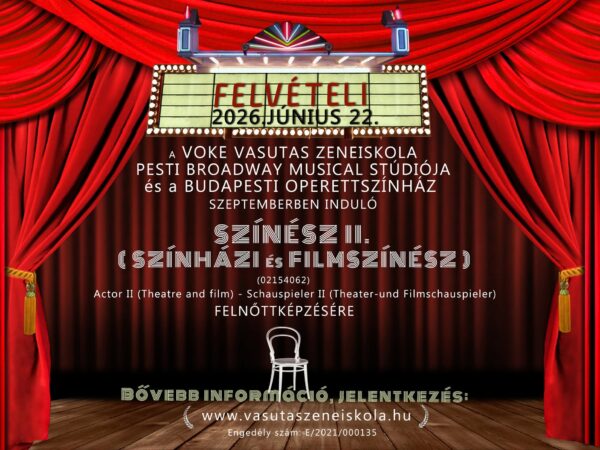 A Pesti Broadway Stúdió felvételt hirdet a szerdai Nyitányban